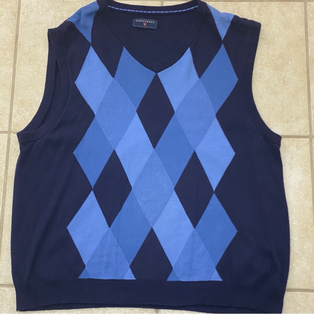 Argyle Sweater Vest SaddleBred